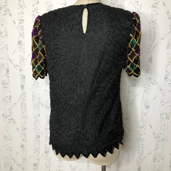 Vintage beaded top - Picture 3 of 6